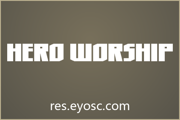 Hero Worship字体下载 | 书籍封面的力量感设计利器
