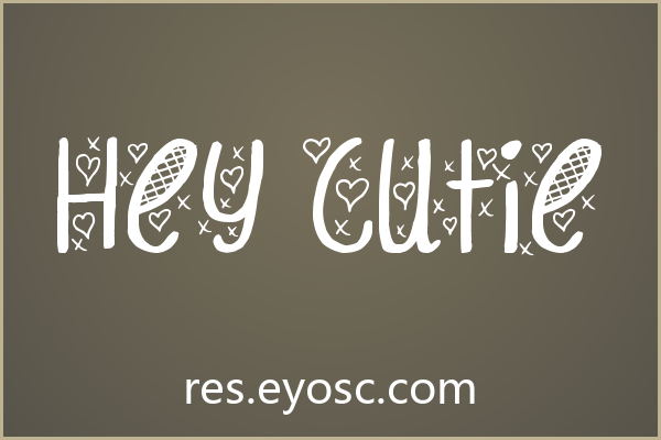 「Hey Cutie」：用涂鸦式浪漫重构杂志排版的视觉语言