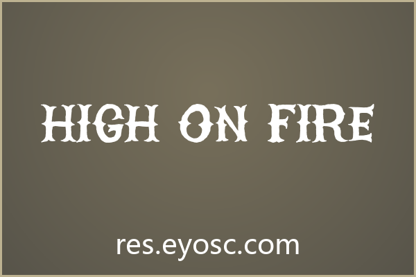 High On Fire，粗犷复古的西式力量