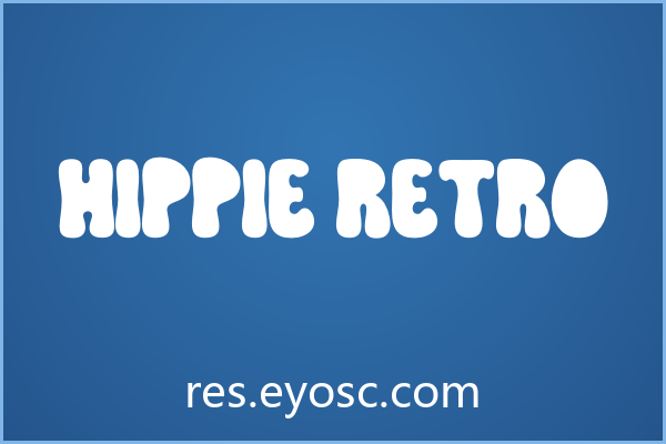 「Hippie Retro」：圆润复古的Groovy宣言