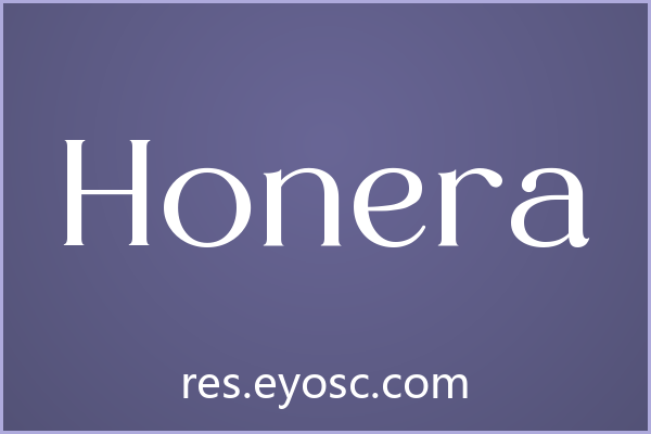 「Honera」：克制且优雅的App界面Serif字体