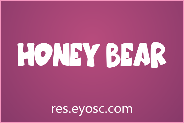 为何网页标题需要「Honey Bear」这种Cartoon字体