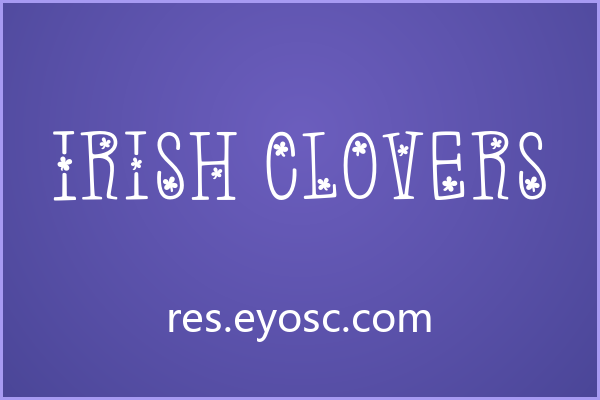 手帐贴纸总缺那点味道？试试 Irish Clovers