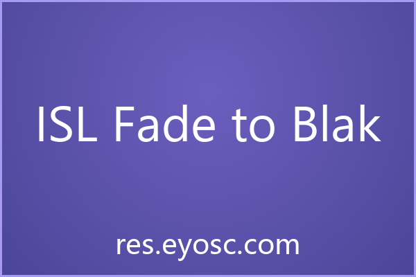 字体即包装语言：「ISL Fade to Blak」的极简表达