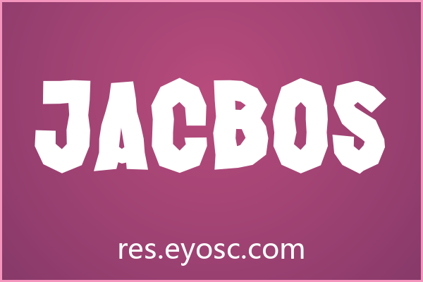 海报主标题总缺那点味道？试试 Jacbos。