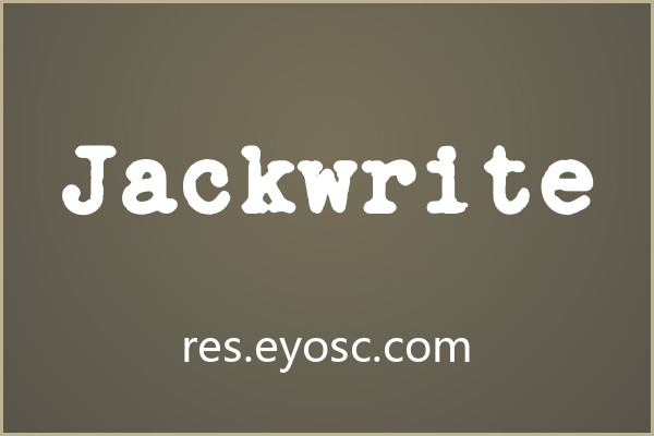 笨拙的可爱，Jackwrite 的打字机意外