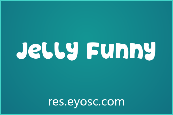 Jelly Funny 字体下载 | 一款适合包装印刷的精选字形