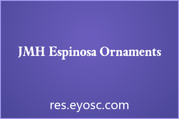 JMH Espinosa Ornaments 网页标题