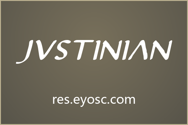 Justinian，古典罗马与希腊的融合，优雅的复古笔触