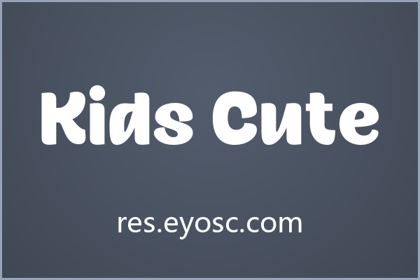 手帐贴纸版面上一眼认出 Kids Cute