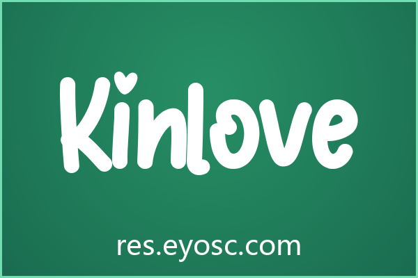 Kinlove 字体下载 | 一款适合游戏UI的精选字形