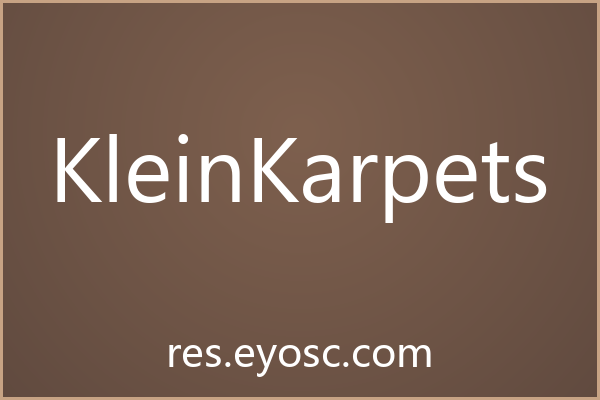 换个口味聊聊KleinKarpets