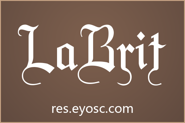 LaBrit：海报标题为何需要中世纪字体