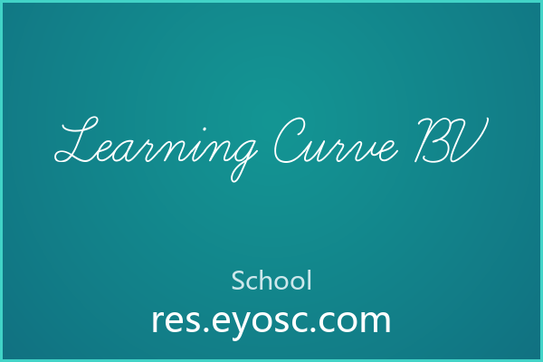 拿 Learning Curve BV 做海报主标题，大字号才对它味
