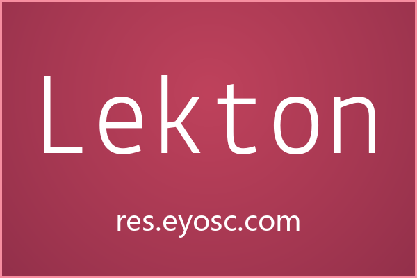 给儿童读物设计标题，或许该试试Lekton