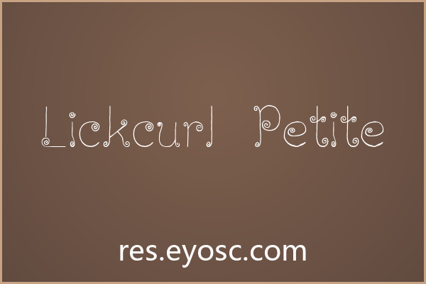为何「Lickcurl Petite」在Curly类杂志排版中值得关注