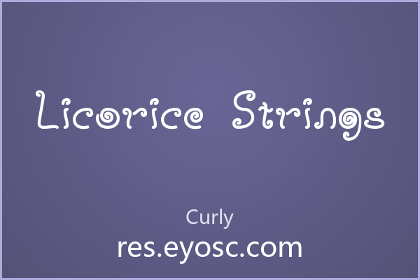 婚礼纸品总缺那点味道？试试 Licorice Strings