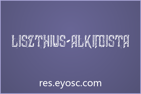 网页标题太平淡？「Liszthius-Alkimista」能救吗