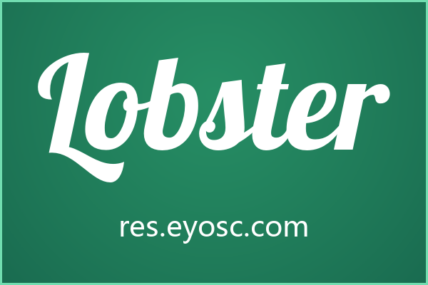 想做复古海报标题？Lobster 靠谱吗