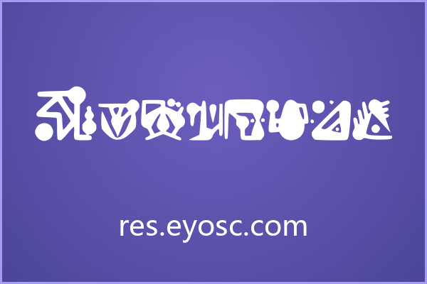 圆点与三角共生的异形字体 Lomtrian