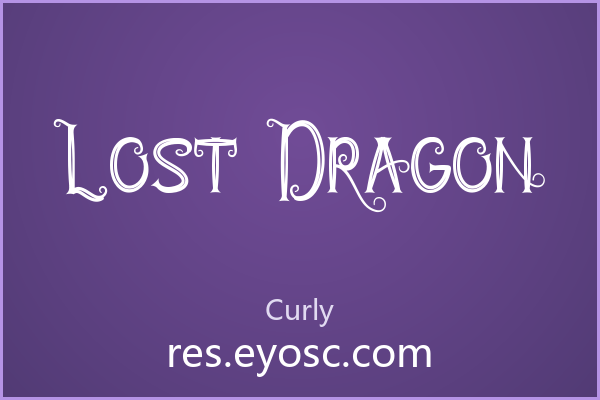 用 Lost Dragon 做奇幻主题，复古感得这么拿捏