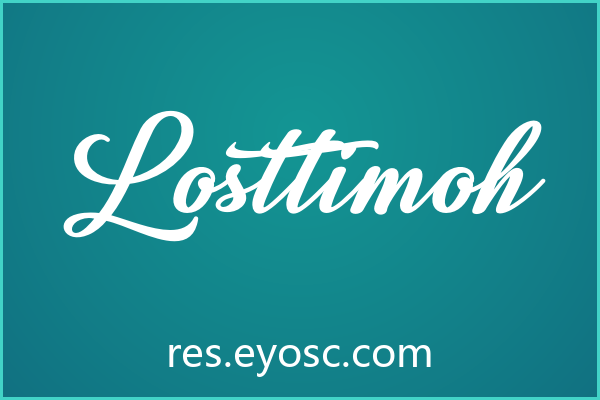 Losttimoh 字体下载 | 杂志排版精选字形