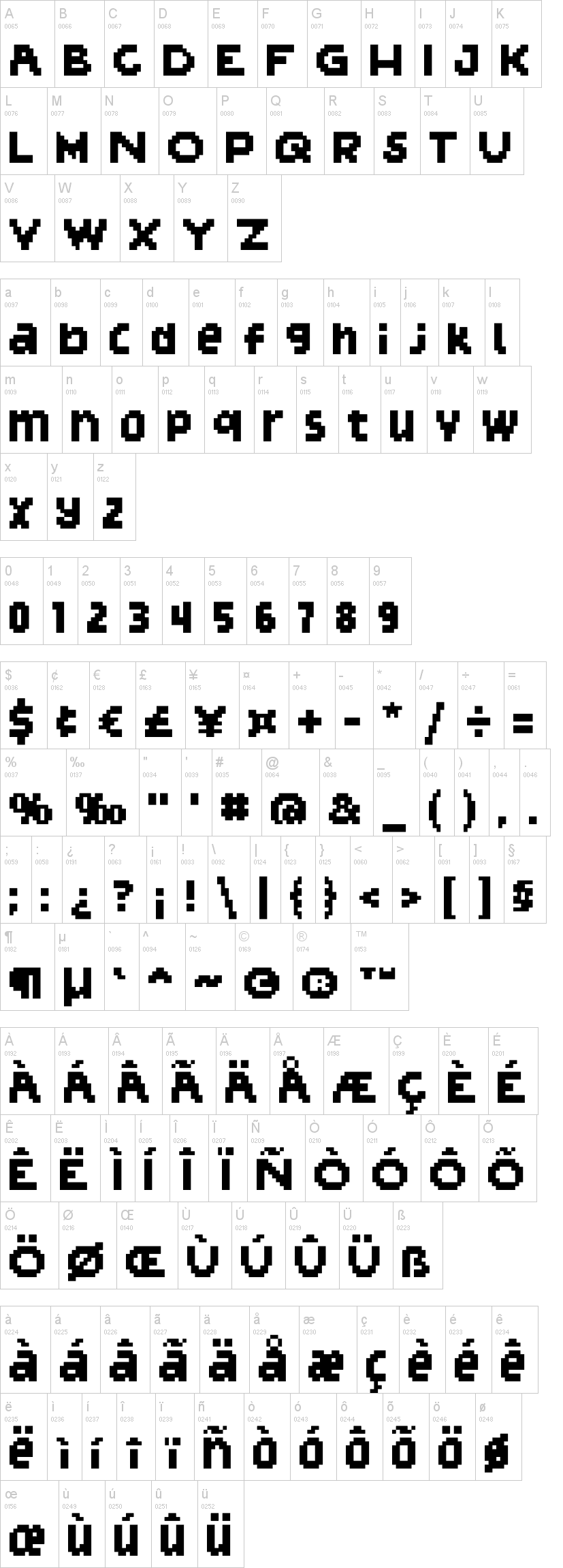 Lychee Soda 字体字形表