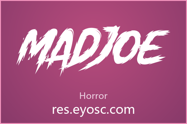 Madjoe的笔触张力很适合做恐怖风格标题