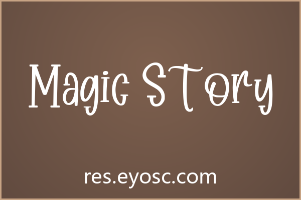 做游戏UI缺手写风标题字？「Magic Story」能救场