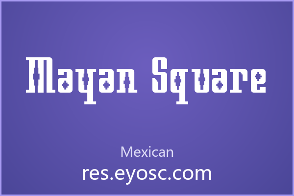 Mayan Square，方块里的古老图腾