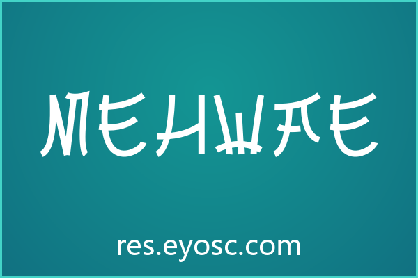 设计师字体库清单 | 书籍封面用 Mehwae 值得收藏吗