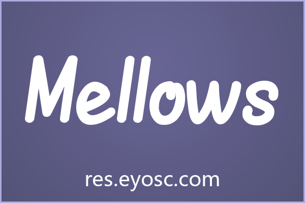 为什么包装印刷值得关注Comic字体「Mellows」