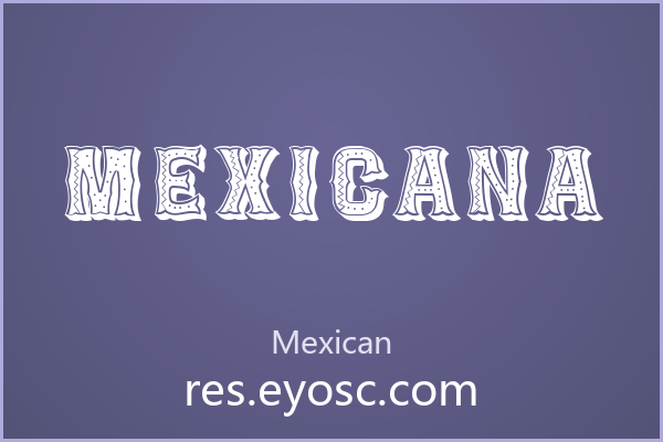 做复古海报的人该看看 Mexicana