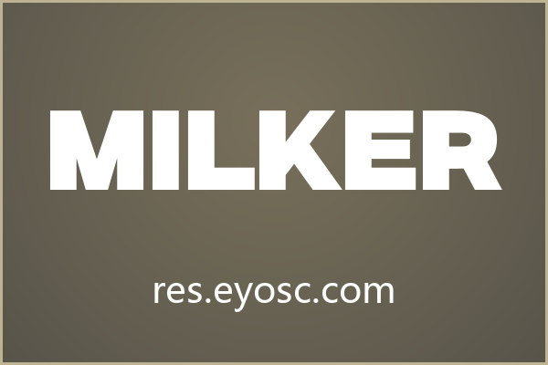 Milker 的粗壮笔画是潮流海报的视觉核弹
