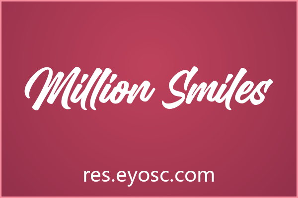 「Million Smiles」：张扬不羁的海报书法情绪