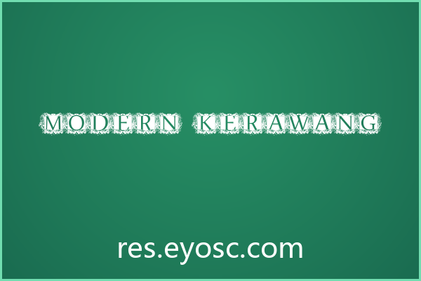 「Modern Kerawang」：荆棘花体定义的餐饮视觉语言