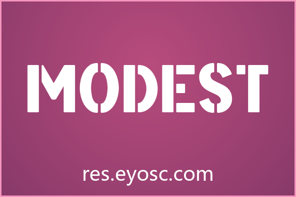 包装印刷字体清单：Modest 值得加入收藏库吗