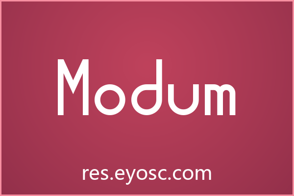 Modum：等宽字体里的设计语言