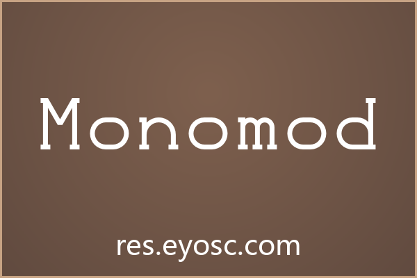 Monomod 的几何结构适合手帐贴纸主视觉