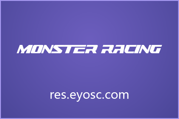 赛车海报总差点速度感？看看 Monster Racing