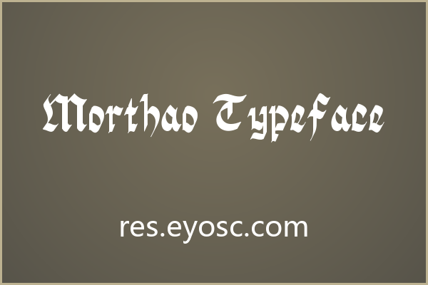 儿童视觉总缺那点味道？试试 Morthao Typeface