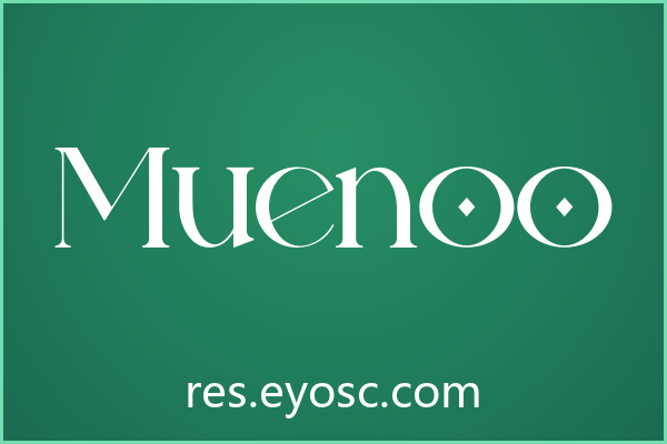 「Muenoo」：用装饰性衬线重构杂志排版的视觉语言