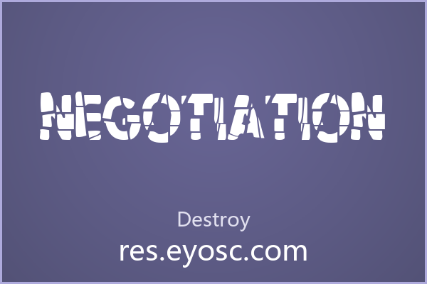 破碎重组的谈判桌：Negotiation字体的解构艺术