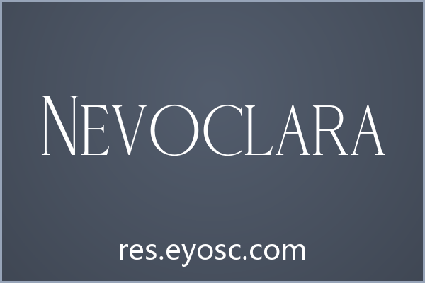 Nevoclara：自带复古滤镜的优雅衬线