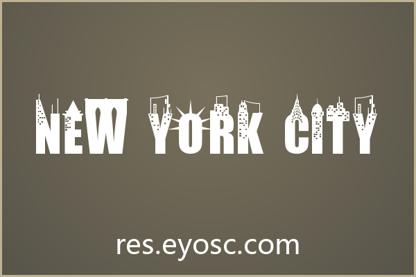 New York City字体下载 | 咖啡餐饮复古装饰字