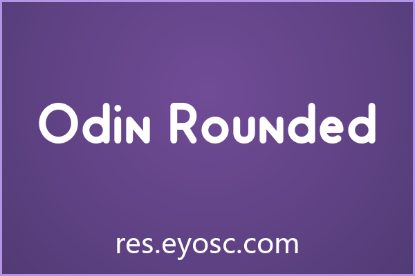 「Odin Rounded」：游戏UI中的视觉设计语言