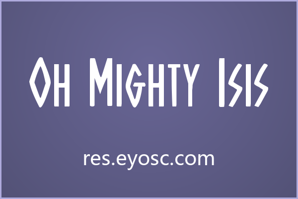 Oh Mighty Isis：复古几何里的咖啡馆故事