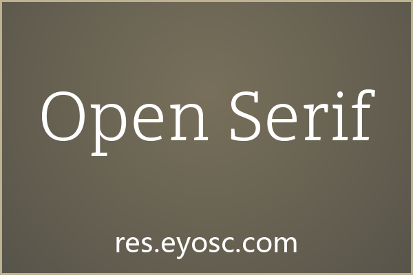 App界面用Serif？聊聊「Open Serif」