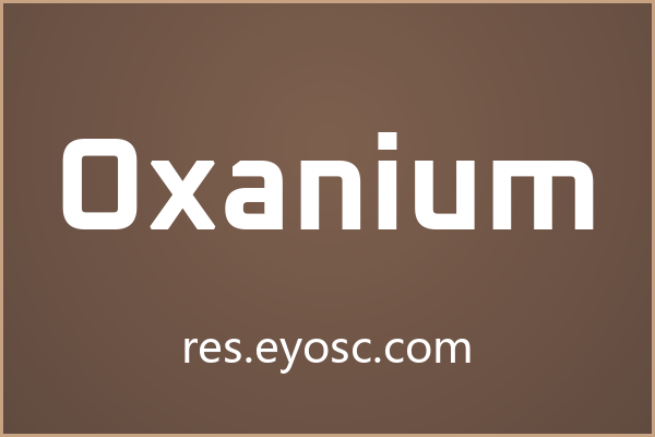 Oxanium 的科技感在游戏UI中如何平衡可读性与氛围