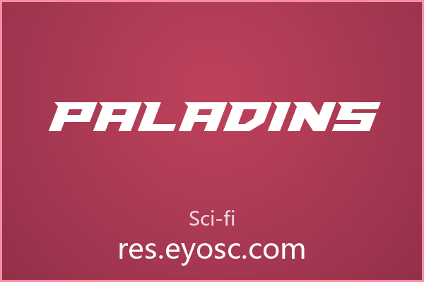 用Paladins做游戏标题，力量感拉满